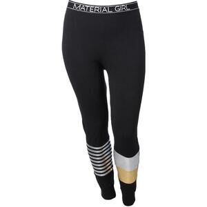 Material Girl Womens Plus Size Metallic Patchwork Leggings Size 2X